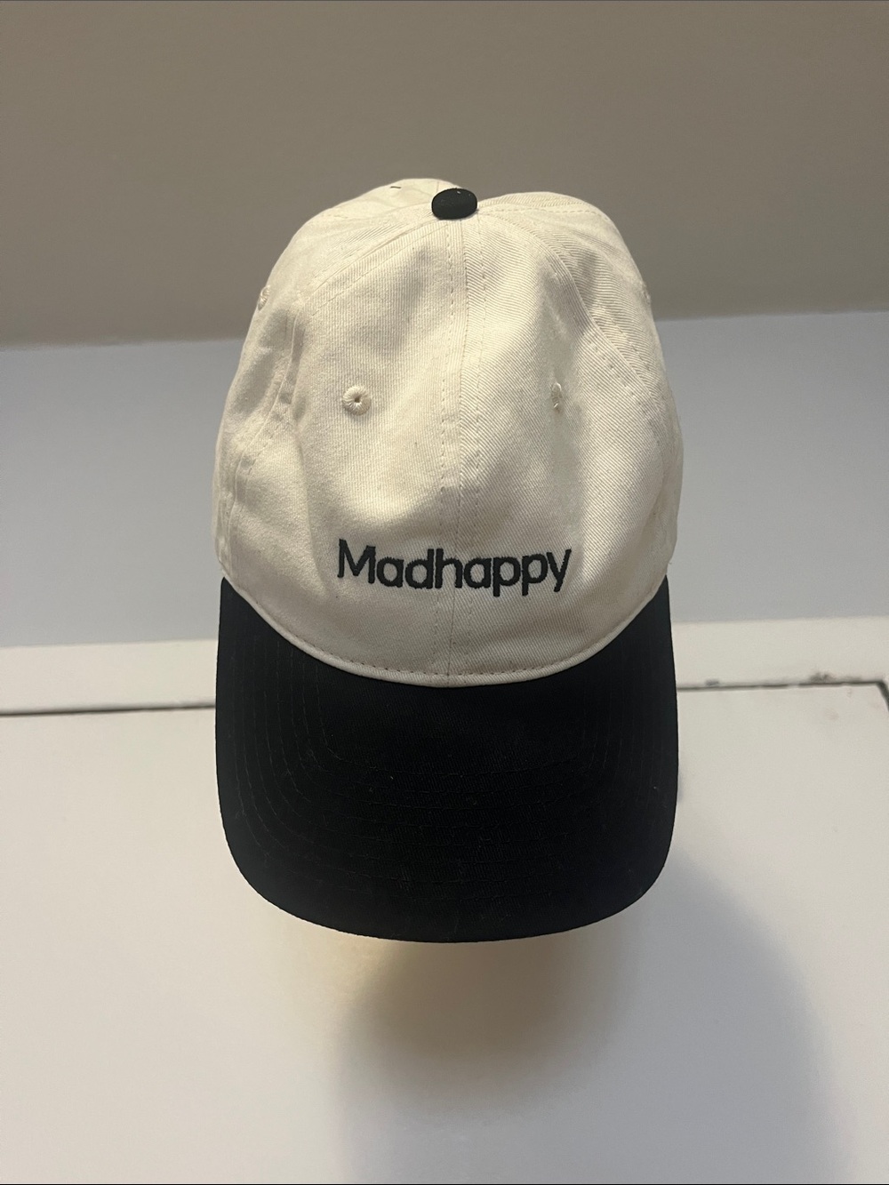 Madhappy men’s Two-Tone Cream and Black Cap